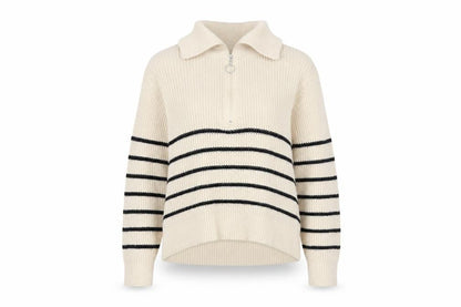 Womens UK Size S Pull&Bear Beige Full Zip Jumper