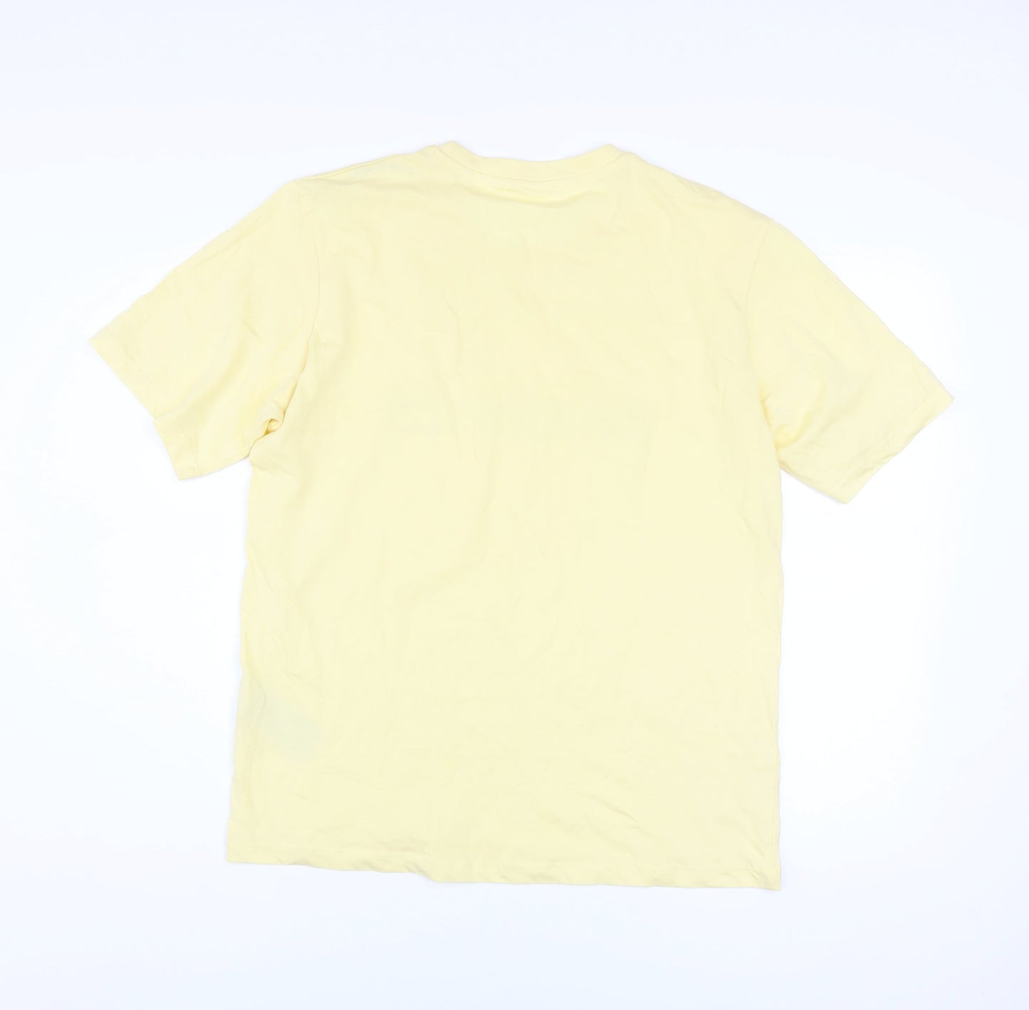 Mens UK Size M JACK & JONES Yellow  T-Shirt