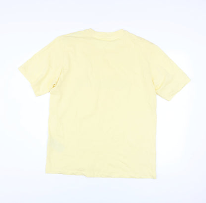 Mens UK Size M JACK & JONES Yellow  T-Shirt