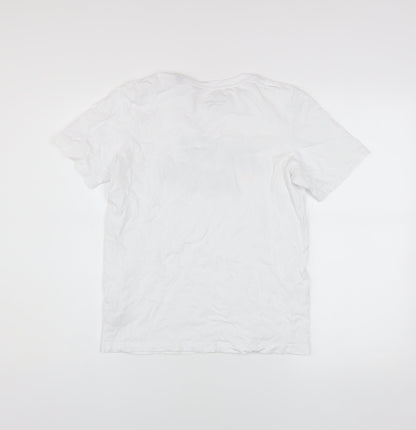 Boys UK Size 14 Years JACK & JONES White Basic T-Shirt
