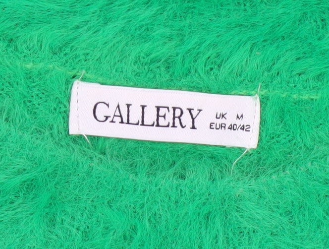 Womens UK Size M Gallery Green Pullover Jumper