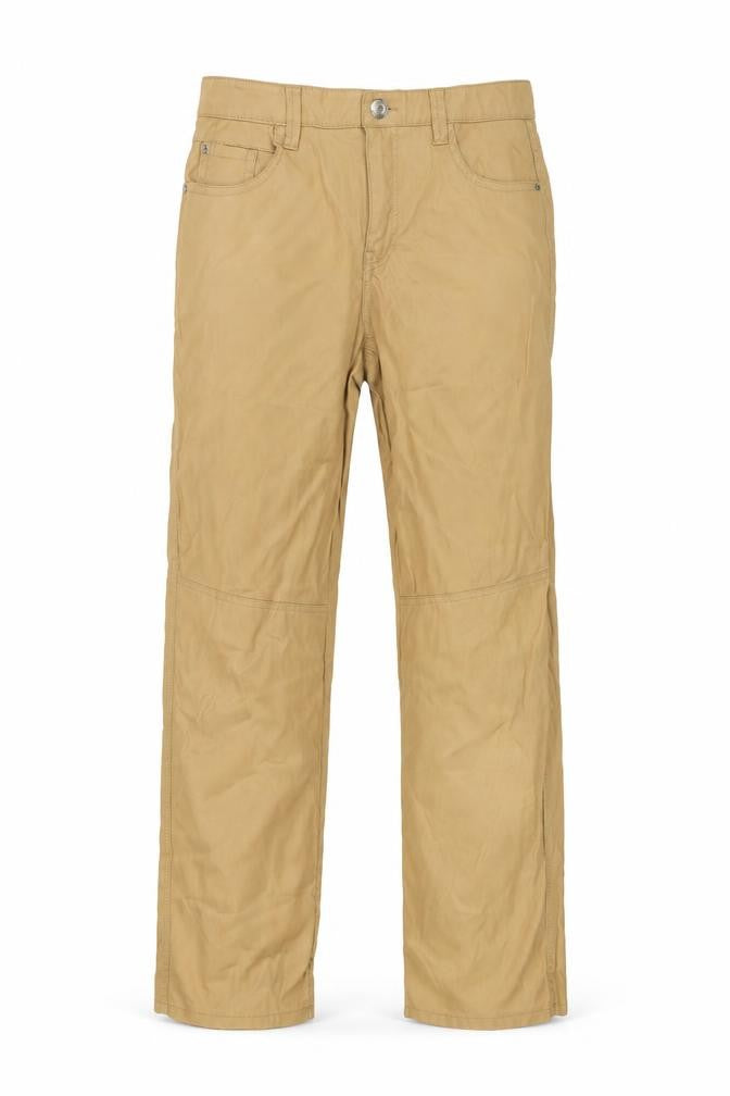 Bershka Men’s Beige Chino Trousers Size M Regular Fit Polyester