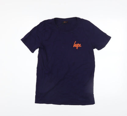 Boys UK Size 14 Years Hype Blue Basic T-Shirt