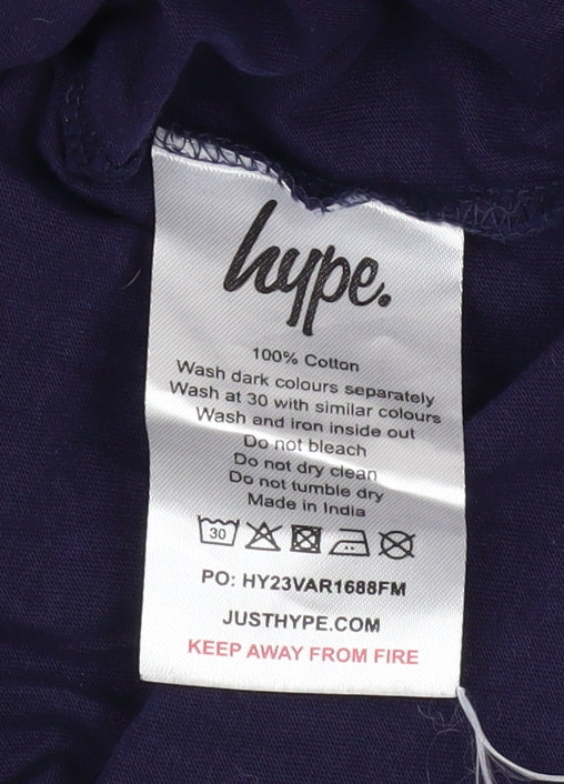 Boys UK Size 14 Years Hype Blue Basic T-Shirt