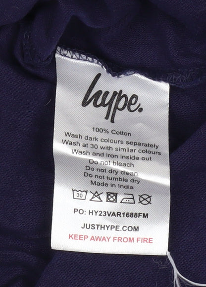 Boys UK Size 14 Years Hype Blue Basic T-Shirt