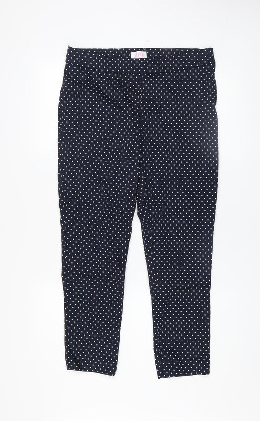 Womens UK Size 12 Savida Slim Fit Leggings Blue Trousers