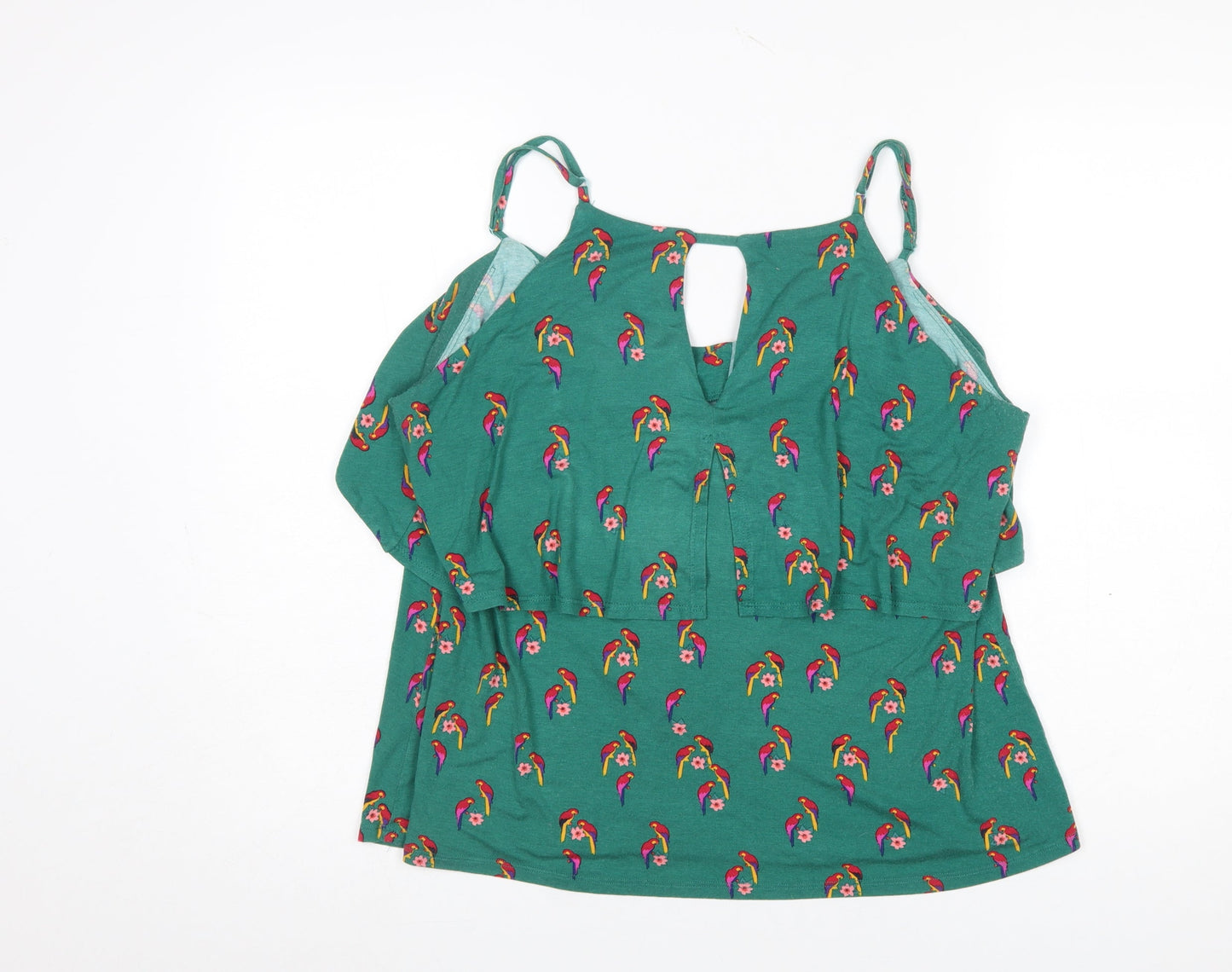 Womens UK Size 18 Monsoon Green Camisole Blouse