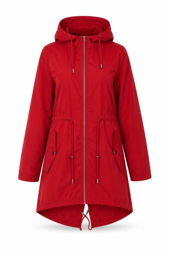 Womens UK Size S Atmosphere Red Parka Coat