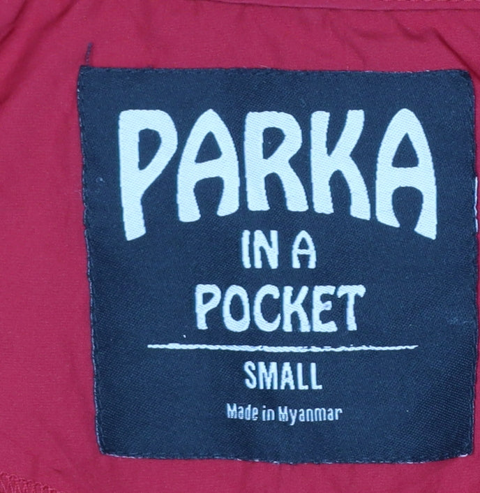 Womens UK Size S Atmosphere Red Parka Coat