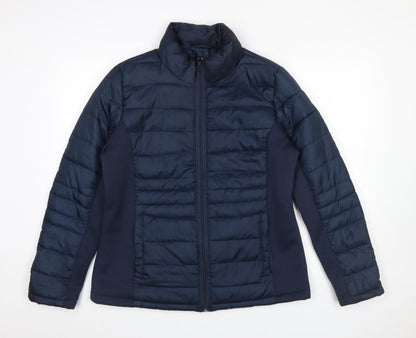 Womens UK Size 12 Janina Blue Puffer Jacket