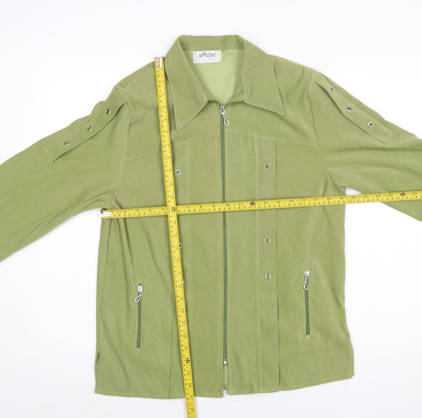 Womens UK Size L Mavtex Line Green Basic Jacket