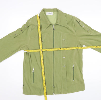 Womens UK Size L Mavtex Line Green Basic Jacket