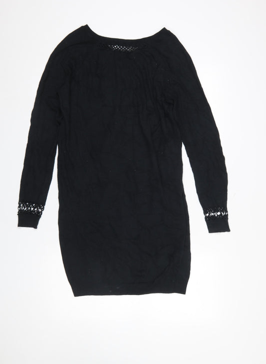 Womens UK Size S ROXY Black Pullover Jumper