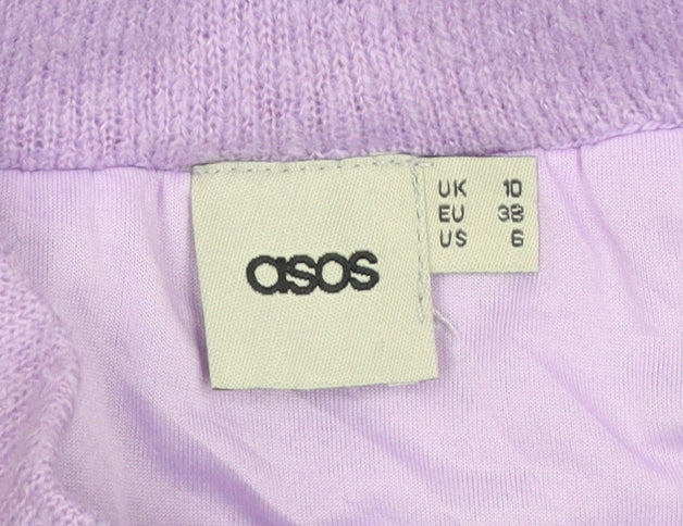 Womens UK Size 10 ASOS A-Line Knit Skirt