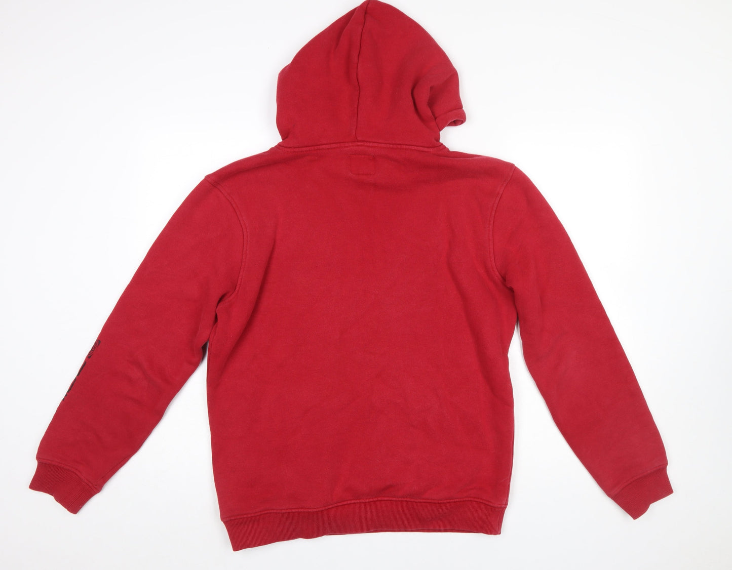 Mens UK Size S Animal Red Pullover Hoodie