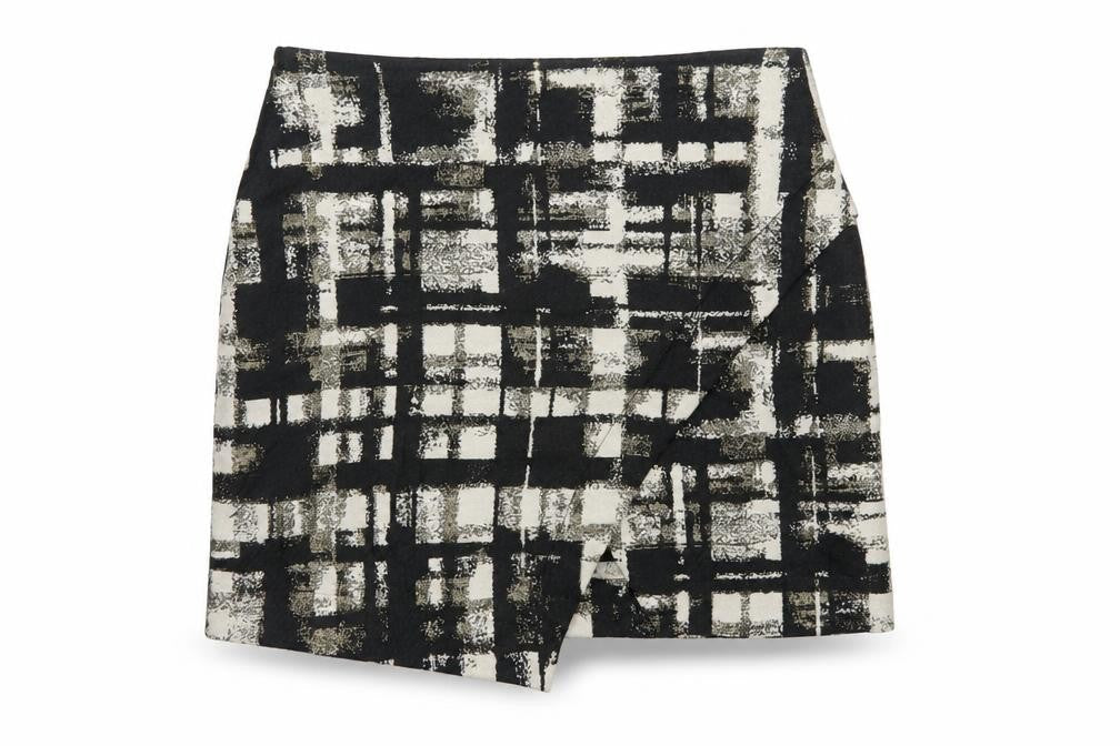 Womens UK Size 14 Oliver Bonas Straight & Pencil Tweed Skirt