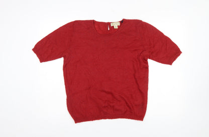 Womens UK Size 12 Austin Reed Red Pullover Jumper