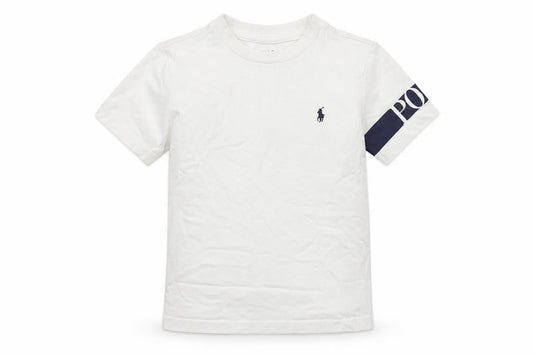 Boys UK Size 4 Years Ralph Lauren White Basic T-Shirt