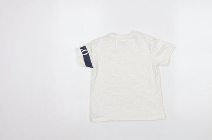 Boys UK Size 4 Years Ralph Lauren White Basic T-Shirt