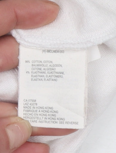Girls UK Size 9-10 Years Mexx White Basic Button-Up