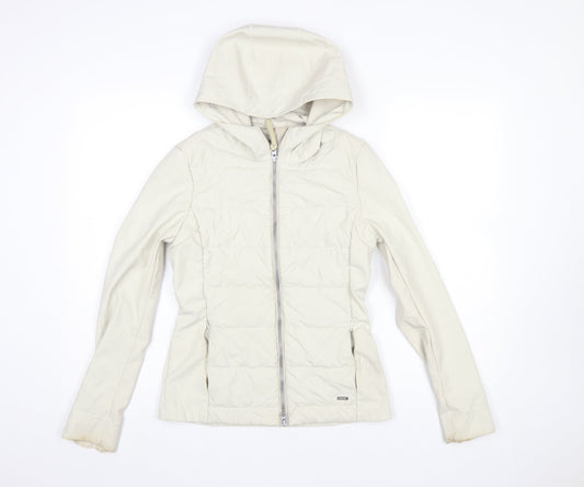Womens UK Size S Woolrich Ivory Soft Shell