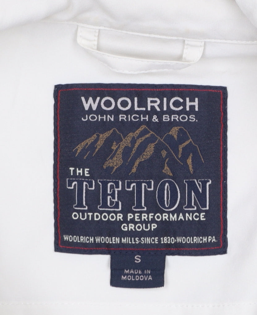 Womens UK Size S Woolrich Ivory Soft Shell