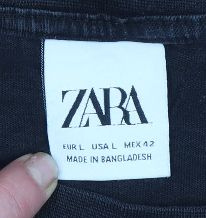 Mens UK Size L Zara Multicoloured  T-Shirt