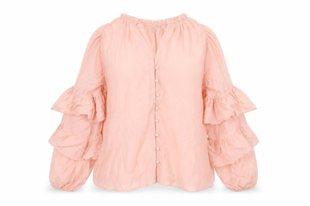Womens UK Size 8 River Island Pink Tunic Blouse