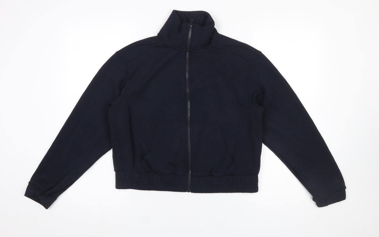 Womens UK Size S F&F Blue Full Zip Sweatshirt