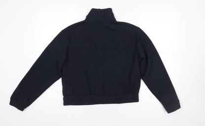 Womens UK Size S F&F Blue Full Zip Sweatshirt