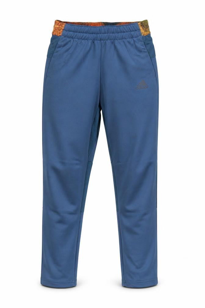 Adidas Boys Blue 9-10 Years Track Pants Recycled Polyester Activewear