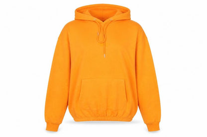 Womens UK Size M PRETTYLITTLETHING Orange Pullover Hoodie