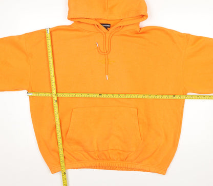 Womens UK Size M PRETTYLITTLETHING Orange Pullover Hoodie