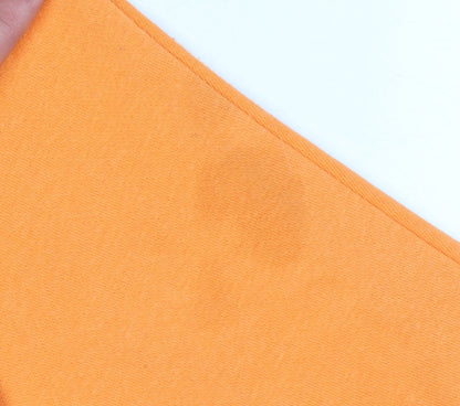 Womens UK Size M PRETTYLITTLETHING Orange Pullover Hoodie