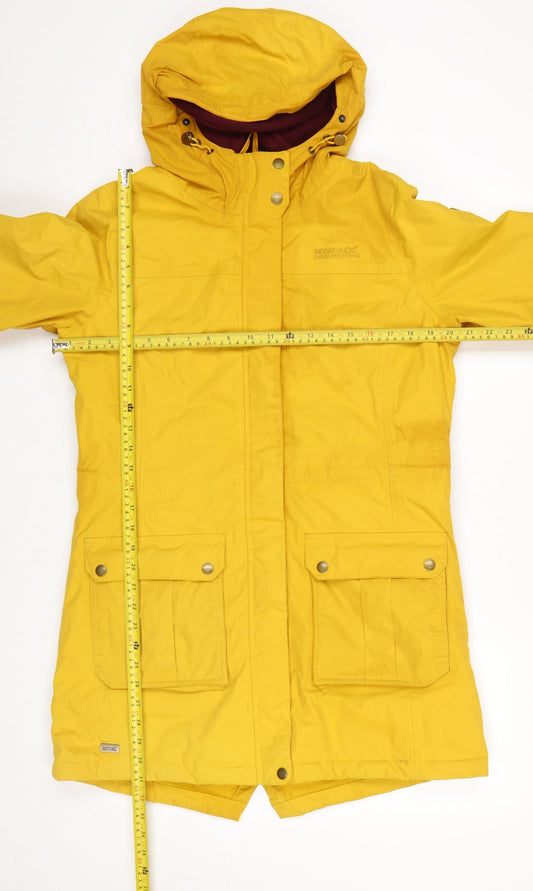 Womens UK Size 12 Regatta Yellow Parka Coat