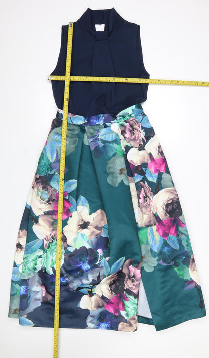 Womens UK Size 10 Closet London Fit & Flare Dress