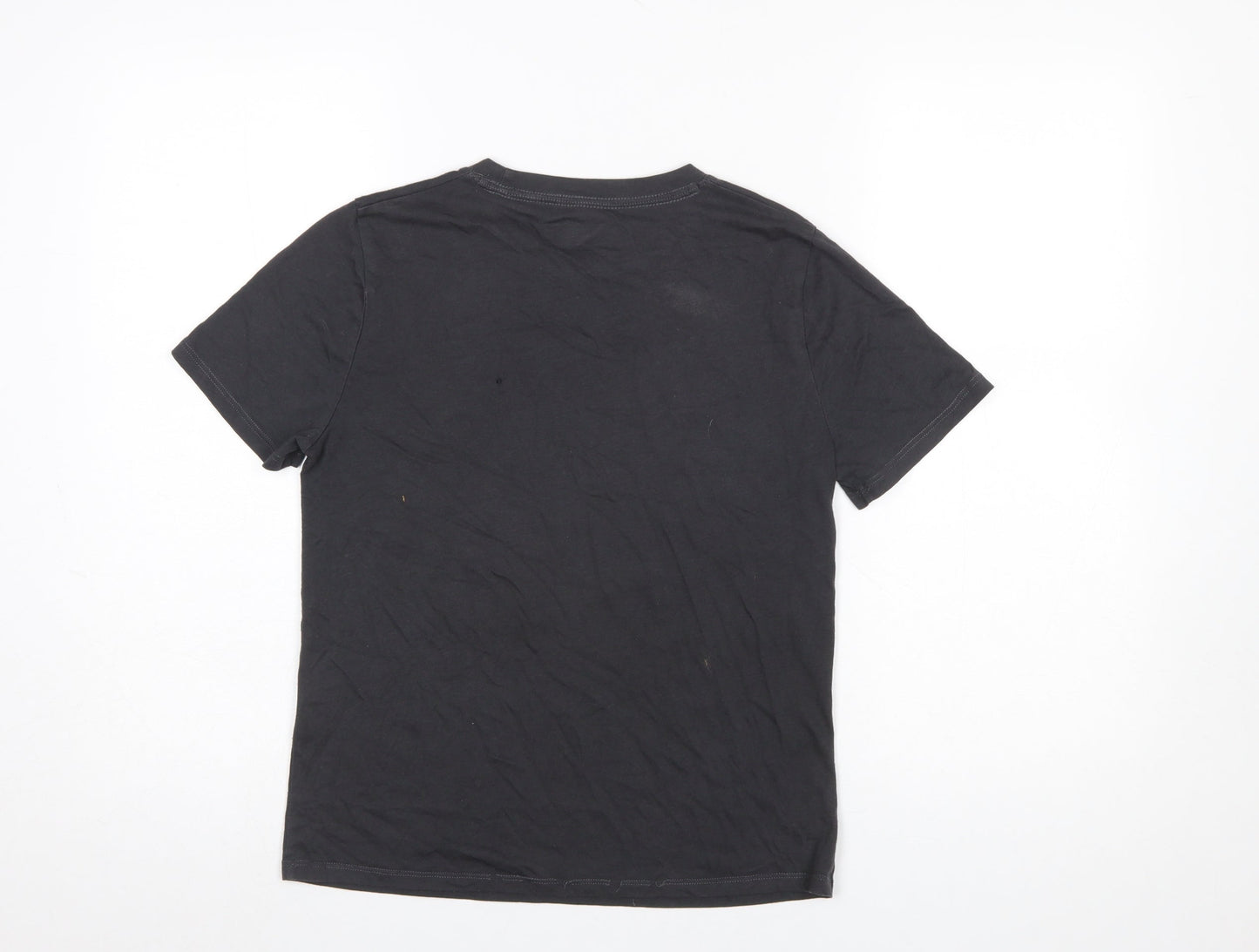 Boys UK Size 9-10 Years abercrombie kids Black Basic T-Shirt
