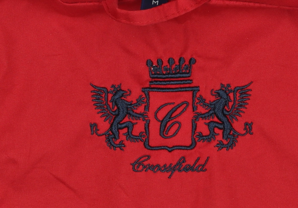 Womens UK Size M Crossfield Red Windbreaker Coat