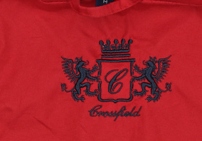 Womens UK Size M Crossfield Red Windbreaker Coat
