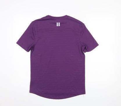 Mens UK Size XS Dunnes Stores Purple Running & JoggingGym & TrainingWalking T-Sh