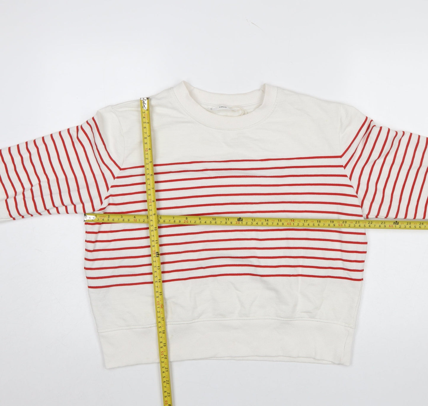 Womens UK Size L MNG Ivory Pullover Sweatshirt