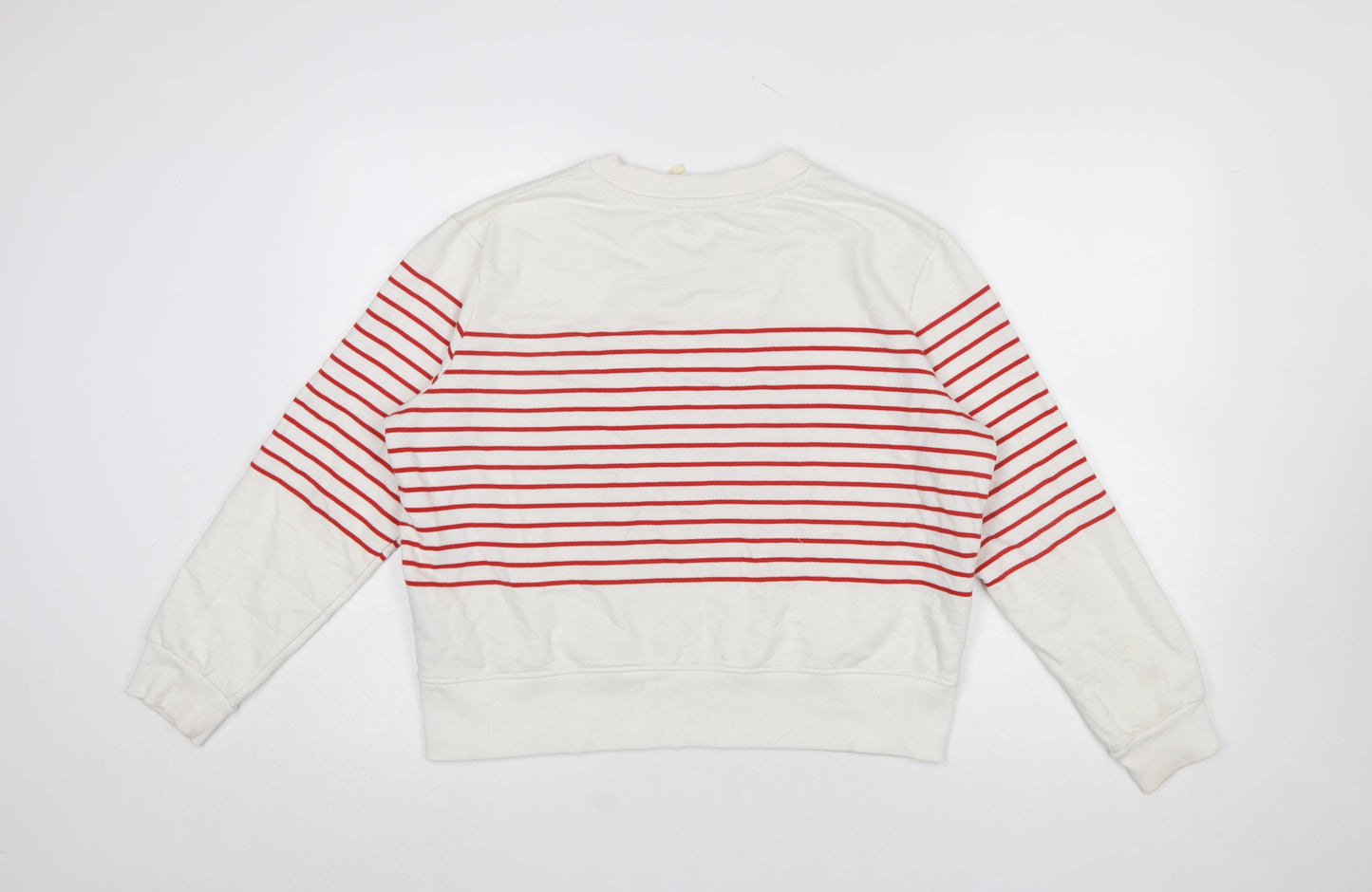 Womens UK Size L MNG Ivory Pullover Sweatshirt