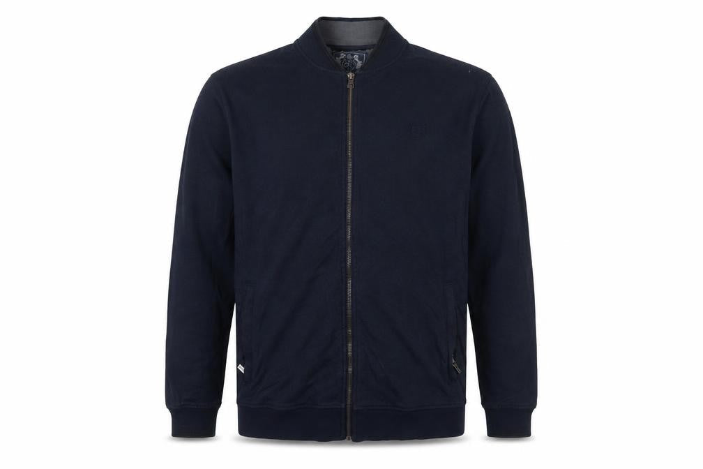 Mens UK Size XL Paul Costelloe Living Blue Full Zip Sweatshirt