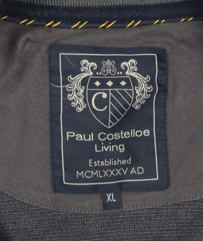 Mens UK Size XL Paul Costelloe Living Blue Full Zip Sweatshirt