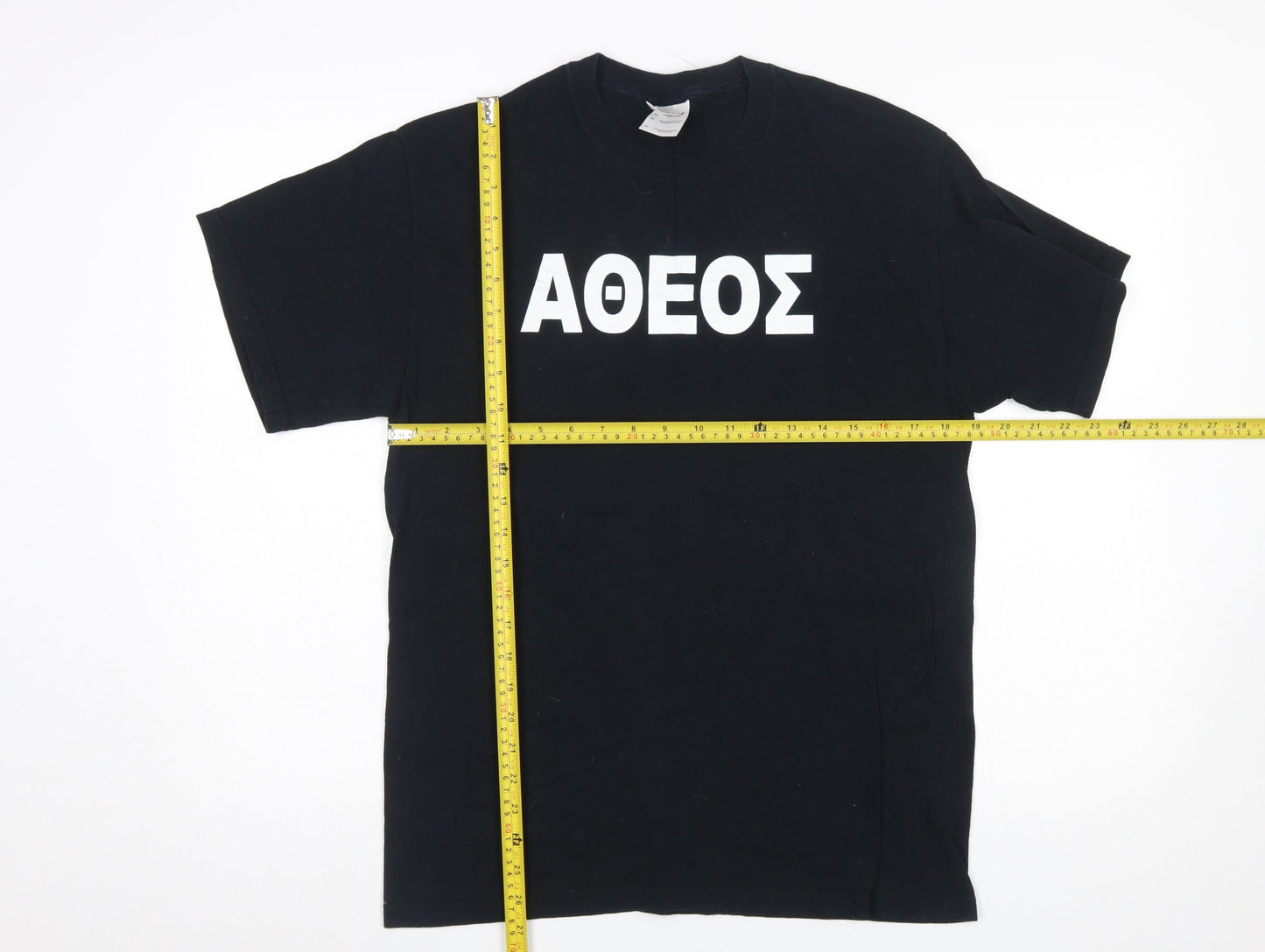 Mens UK Size M Gildan Black  T-Shirt