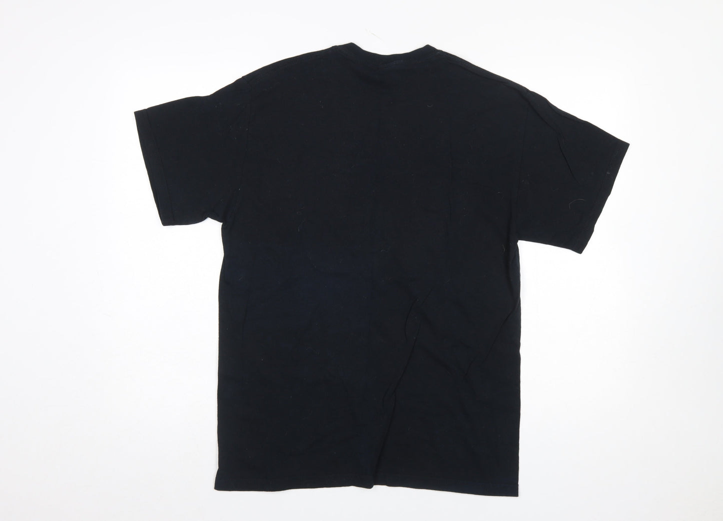 Mens UK Size M Gildan Black  T-Shirt