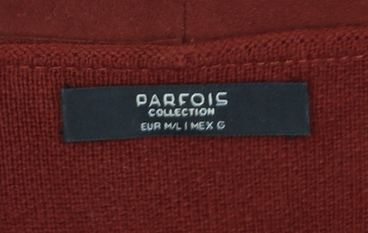 Womens UK Size 12 Parfois Brown Cardigan Jumper