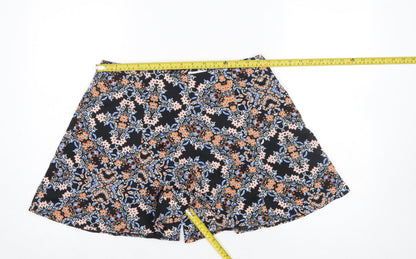 Womens UK Size 14 Miss Selfridge Regular Fit Culotte Shorts