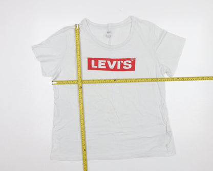 Womens UK Size 2XL Levi's White Basic T-Shirt