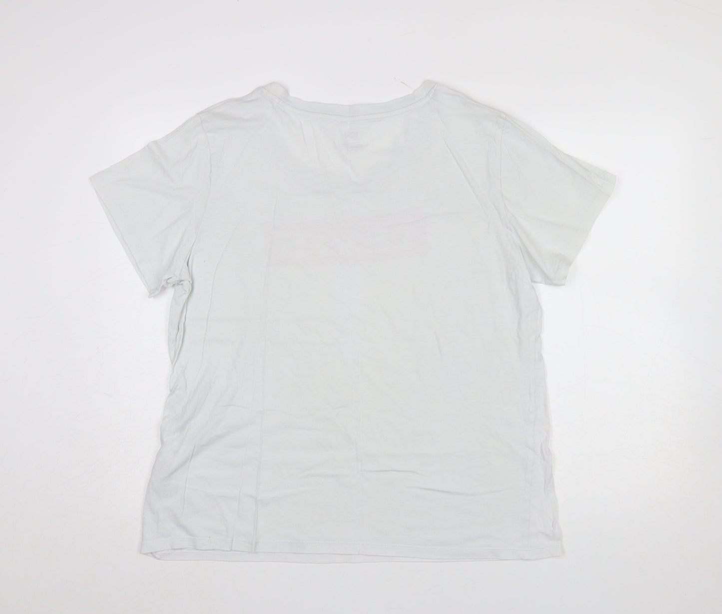 Womens UK Size 2XL Levi's White Basic T-Shirt
